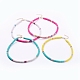 Handgefertigte Heishi Perlen Choker Halsketten aus Fimo NJEW-JN02722-1