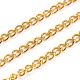 Brass Twisted Chains Curb Chains X-CHC-S107-G-NF-1