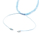 Adjustable Nylon Cord Braided Bead Bracelets BJEW-JB05688-04-3
