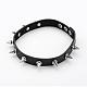 Punk Rock Style Cowhide Leather Choker Necklaces NJEW-D287-07-2