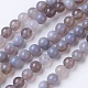 Chapelets de perles en agate rayée/agate à rangs de grade naturel G-E479-6mm-2