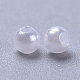 Imitated Pearl Acrylic Beads PACR-3D-1-2