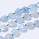 Chapelets de perles en aigue-marine naturelle G-F568-290-1