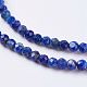 Chapelets de perles en lapis-lazuli naturel G-J376-51A-2mm-3