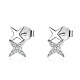 999 Sterling Silver Stud Earrings STER-S005-09-1