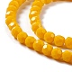 Brins de perles de verre à facettes (32 facettes) EGLA-J042-35B-M-4