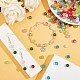 Spray Painted Transparent Crackle Glass Beads Strands CCG-X0005-B-5