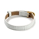 Bracelets de montre texturés en cuir AJEW-K232-01G-03-2