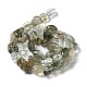 Chapelets de perles en quartz rutile vert naturel G-I351-B09-3