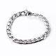 304 Stainless Steel Curb Chains Jewelry Sets SJEW-E328-08-5