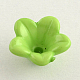 Opacos casquillos del grano de la flor de acrílico SACR-Q099-M54-2