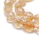 Chapelets de perles de citrine naturelle G-O170-38-3