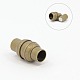 Brass Magnetic Clasps with Glue-in Ends KK-M049-5mm-AB-NF-2