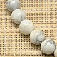 Chapelets de perles en howlite naturelle G-I107-6mm-3