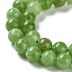 Gefärbte natürliche malaysia jade perlen stränge G-G021-02B-04-4