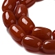 Natural Carnelian Column Beads Strands G-P063-67-6