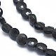 Natural Obsidian Beads Strands G-D0003-A27-3