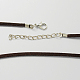Искусственные замши шнур ожерелье NCOR-R025-1-2