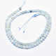 Chapelets de perles en aigue-marine naturelle G-K256-59A-2