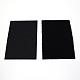 粘着性のあるポリエステル面ファスナーテープ  長方形  ブラック  15x10x0.3cm DIY-WH0210-10A-1