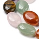 Natural Amethyst & Rose Quartz & Red Agate & Green Aventurine & Tiger Eye Beads Strands G-L164-A-16-4