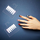 Tableros de exhibición de arte de uñas de acrílico transparente ODIS-WH0017-069-5