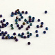 Perline di semi di vetro rotonde di grado 12/0 SEED-Q008-F604-1