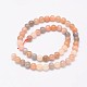 Round Natural Multi-Moonstone Beads Strands G-D767-6mm-2