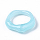 Кольца из прозрачной пластмассы RJEW-T013-001-F04-4