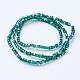 Electroplate Glass Beads Strands EGLA-F121-HR-A01-2