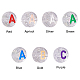CHGCRAFT Plating Transparent Acrylic Beads MACR-CA0001-01-4