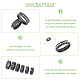 Unicraftale 12 шт. 6 размера кольца с рифлеными кристаллами и стразами набор RJEW-UN0002-72EB-5