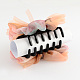 Pinzas para el cabello de tela de flores de garra de plástico PHAR-S276-08-3