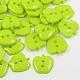 Mixed Color Acrylic Apple 2-Hole Sewing Buttons Scrapbooking Button X-BUTT-E036-10-2
