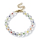 Bracelets extensibles en acrylique et en perles de rocaille BJEW-JB10026-1