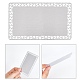 Tarjetas de visita de transferencia térmica en blanco de aluminio DIY-WH0195-03A-3