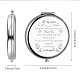 304 specchio di personalizzazione in acciaio inossidabile DIY-WH0245-005-2