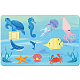 PVC プラスチック防水カード ステッカー  銀行カードの装飾用の粘着カードスキン  長方形  他の動物  186.3x137.3mm DIY-WH0432-065-1