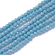 Chapelets de perles en turquoise synthétique G-F596-39-2mm-1