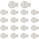 40 Stück Legierungsperlen&nbsp;FIND-YW0010-41S-1