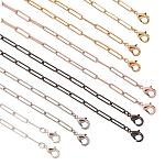 SUNNYCLUE 32Feet//10m Gold Paperclip Chains Link Spool Bulk Necklace Width 4.3mm for Women Jewelry Necklace Bracelet Pendant Making