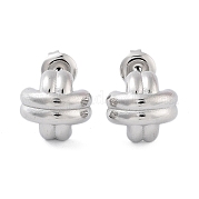 Серьги-гвоздики из нержавеющей стали марки 304 EJEW-P258-31P
