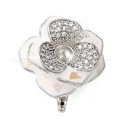 Латунные микропаве с фианитами KK-G505-16P
