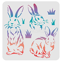 Wholesale FINGERINSPIRE 4PCS Rabbit Painting Stencils 11.7x8.3 inch Happy  Easter Decoration Plastic Long-Eared Rabbit Stencil Sunflower Leaves  Glasses Easter Egg Art Craft Stencil for Wall Tiles Home Decor 
