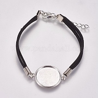 Creazione di braccialetti in finta pelle scamosciata&nbsp;MAK-WH0007-01D