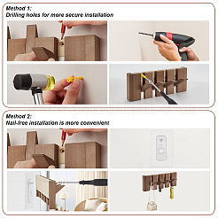 Kleiderhaken aus Holz in Form einer Klaviertaste&nbsp;FIND-WH0139-374