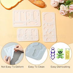 3 stücke 3 arten sippy tasse feste tasse tag tasche reißverschluss anhänger silikon formen&nbsp;SIL-CJ0002-97