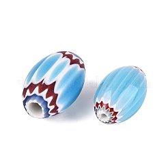 Perles de verre millefiori faites à la main&nbsp;LA-N002-06