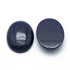Synthetischen blau Aventurin cabochons&nbsp;G-P393-I16