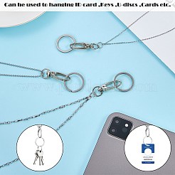 Cordón para el cuello con cadena de bolas de acero inoxidable 304&nbsp;HJEW-SW00133